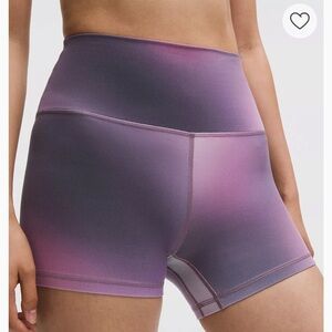 lululemon athletica Purple Gradient Athletic Shorts